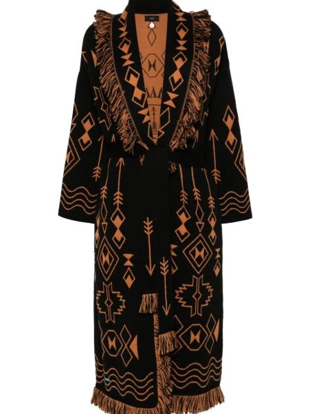 Cheap fringed Gate Mystic Alanui Women cardi-coat 0408